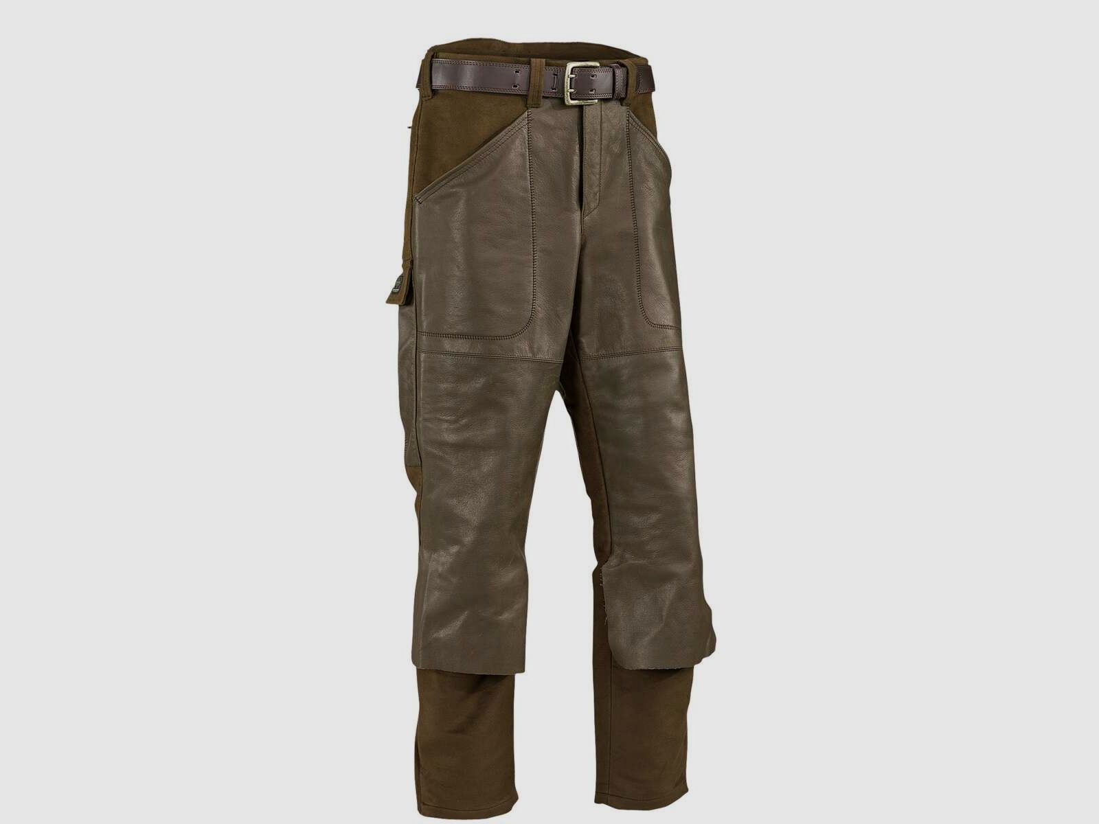 Swedteam Elk Leather Long Size Hunting Pants Brown 156