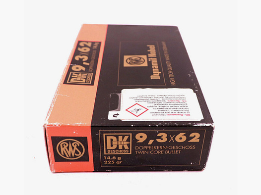 RWS (WZd.Fa.Rottweil) cartucce per fucile 9,3x62