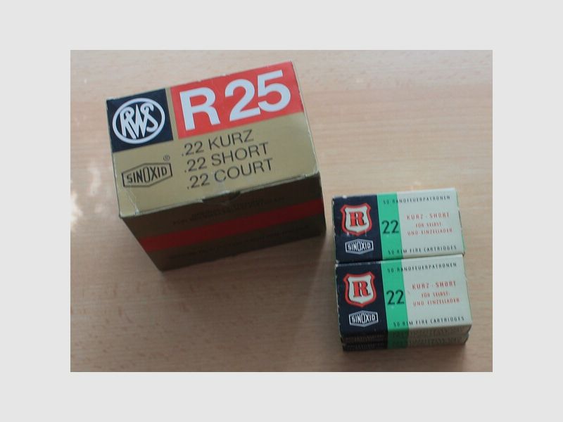 700 Patronen RWS Kal. .22kurz