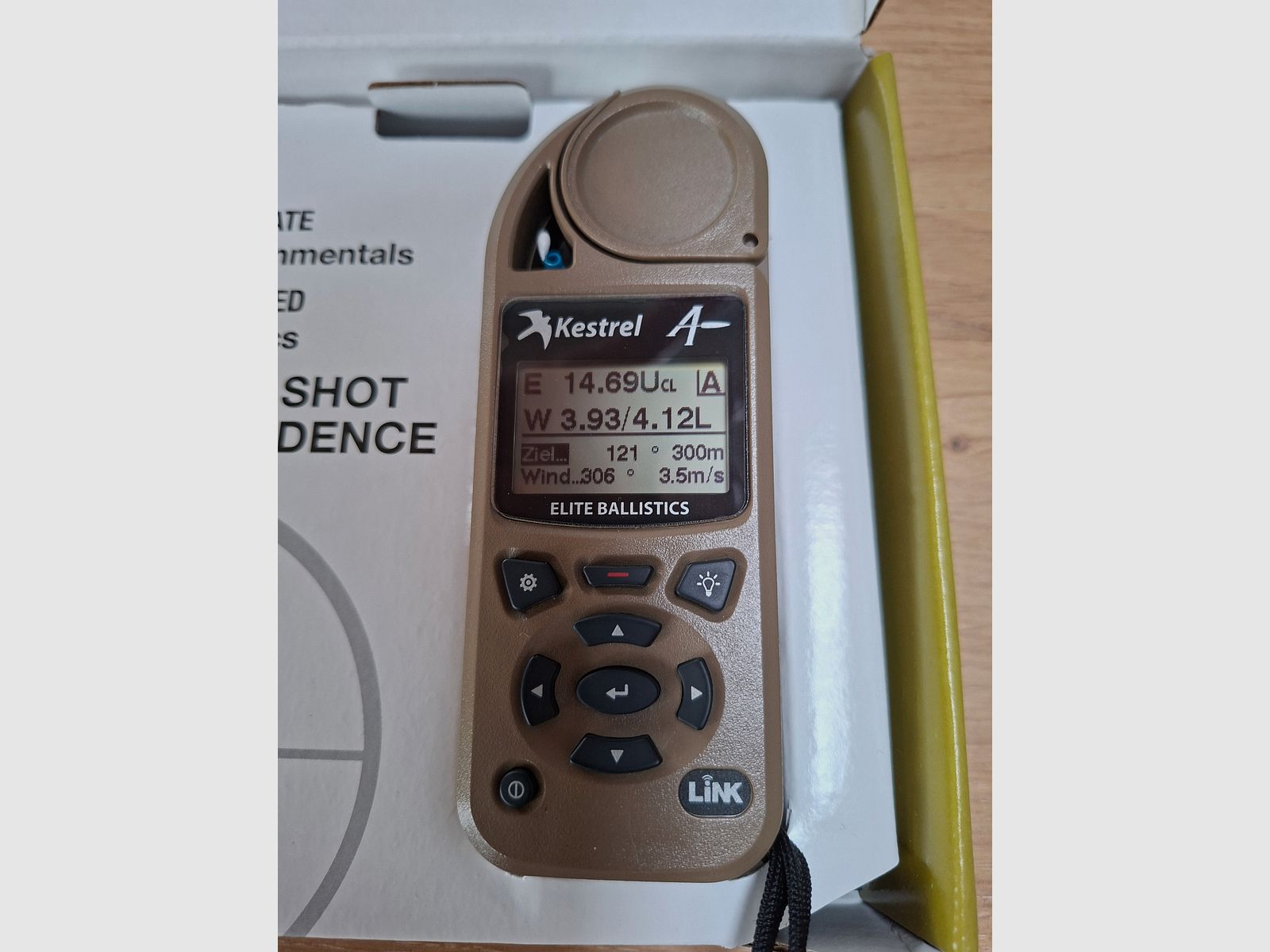 Kestrel 5700 Elite Ballistik Wettermesser