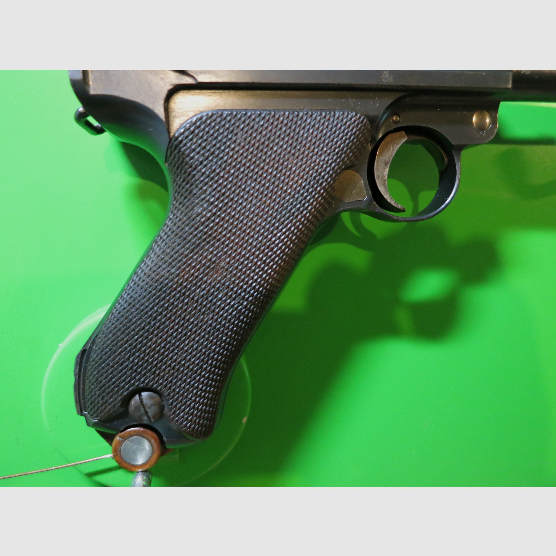 Deutsche Waffen- und Munitionsfabriken (DWM) 1915 , lange Pistole 08 P08, Ari P08 (Artillerie), 9 mm Luger     #61-