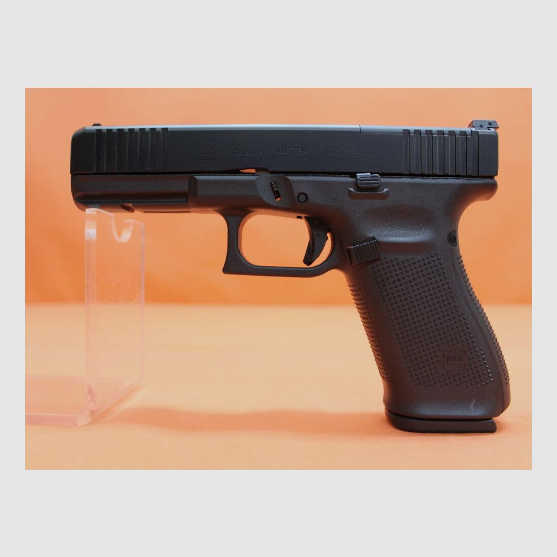 Glock Ha.Pistole 10mmAuto Glock 20 Gen5 (MOS) FS Lauf 117mm Modular Optic System für Red Dot Sight