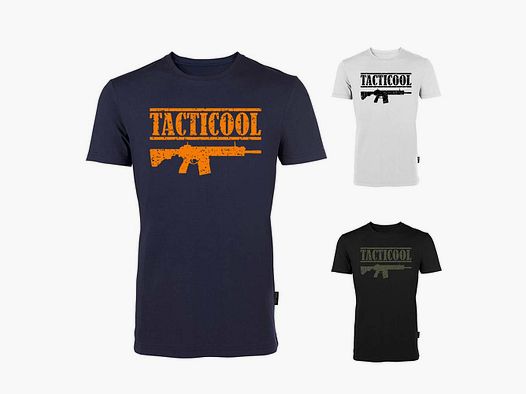 OBRAMO Tacticool Damen T-Shirt Slim Schwarz M