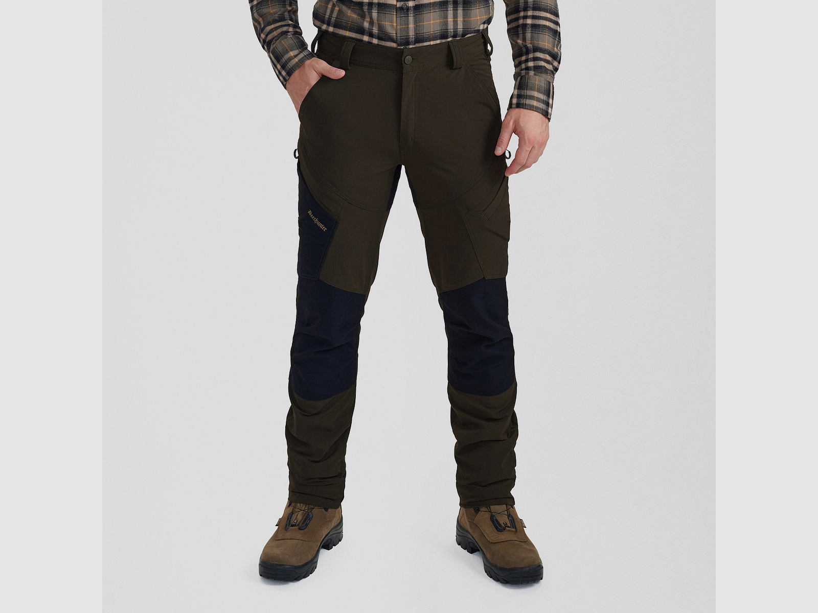 Pantaloni Deerhunter Northward Verde Moka/Nero 58