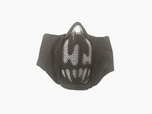 Basic Gittermaske mit leichtem Ohrenschutz (SKULL)