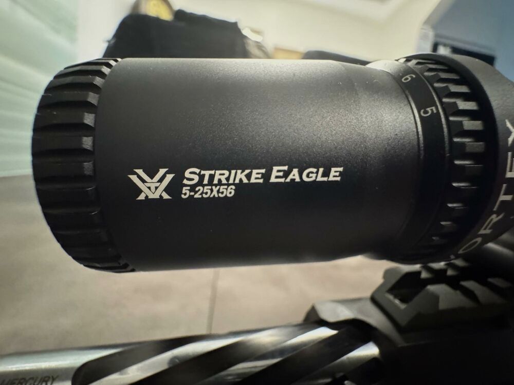 Mercury Sabatto Evo 71cm black Repetierbüchse 308Win inkl. Strike Eagle 5-25x56, Fortmeier Zweibein und Mündungsbremse