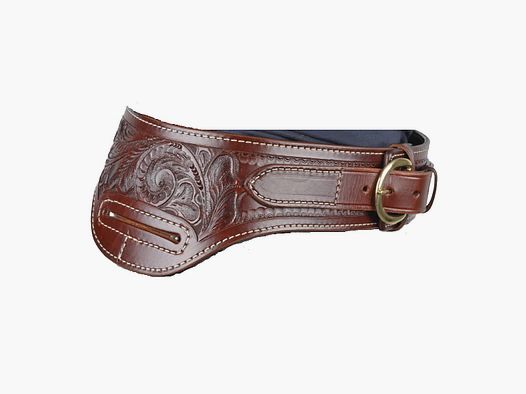 Custom Belt Buscadero Large .38/.357 brown RH