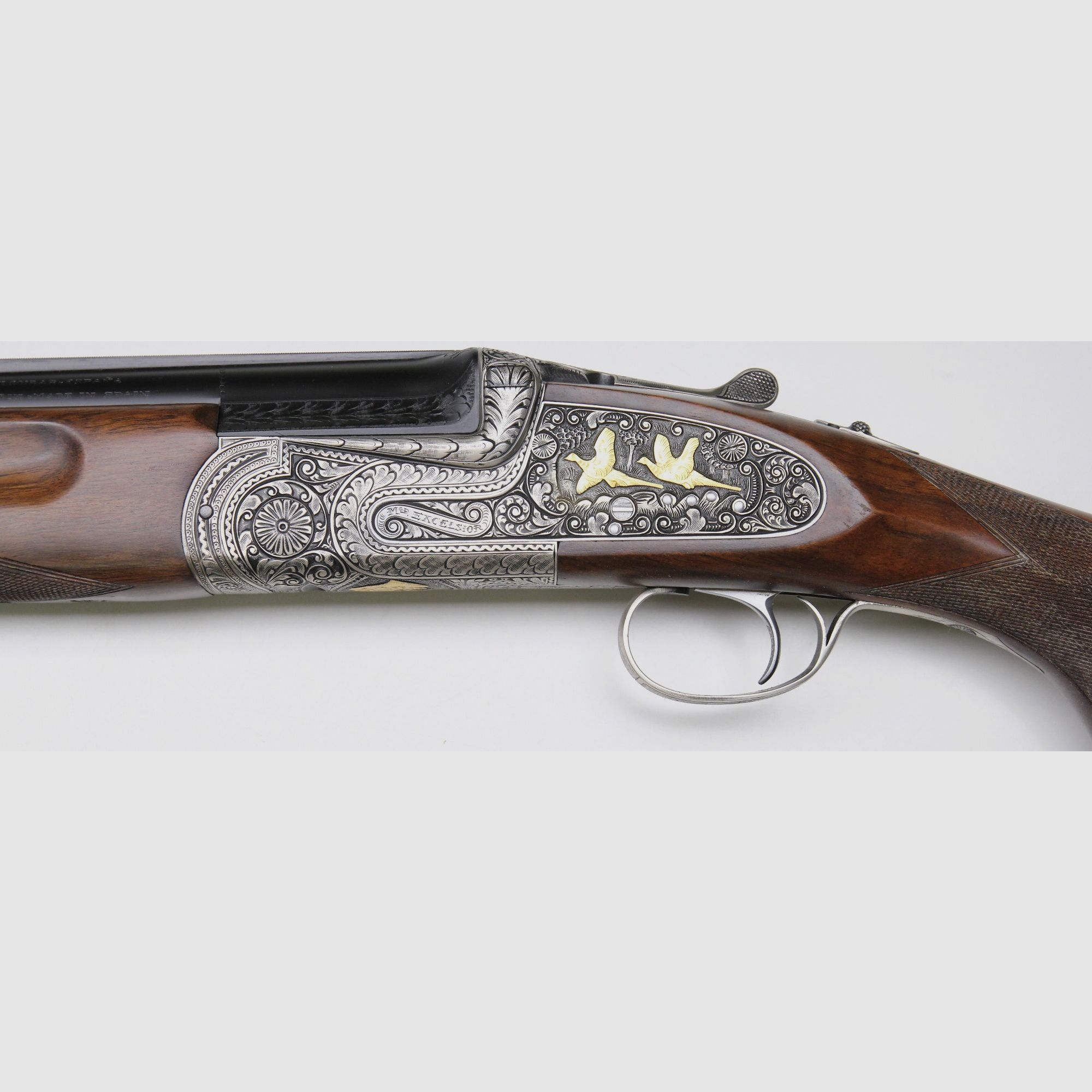 American Arms Excelsior (producent F. Sarriugarte) zamek boczny, zdjęcie 2 z 6