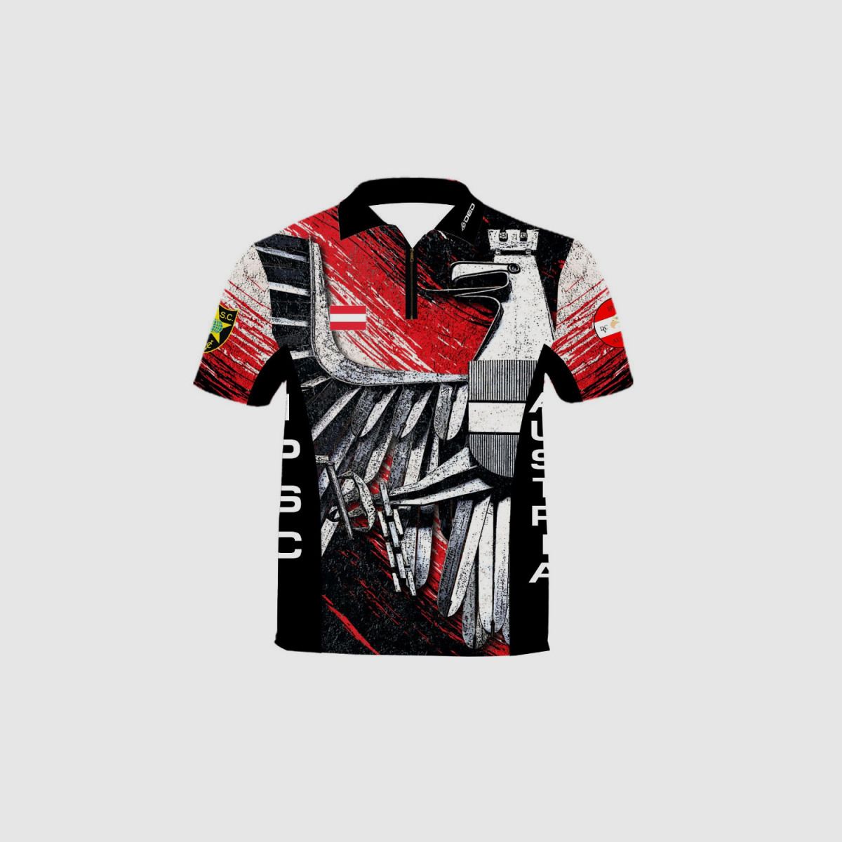 DED IPSC Österreich T-Shirt, Größe: XS, Benutzerdefinierter Name: Mit Benutzerdefiniertem Namen, Bekleidungsart: Damen, Bild 1 von 3
