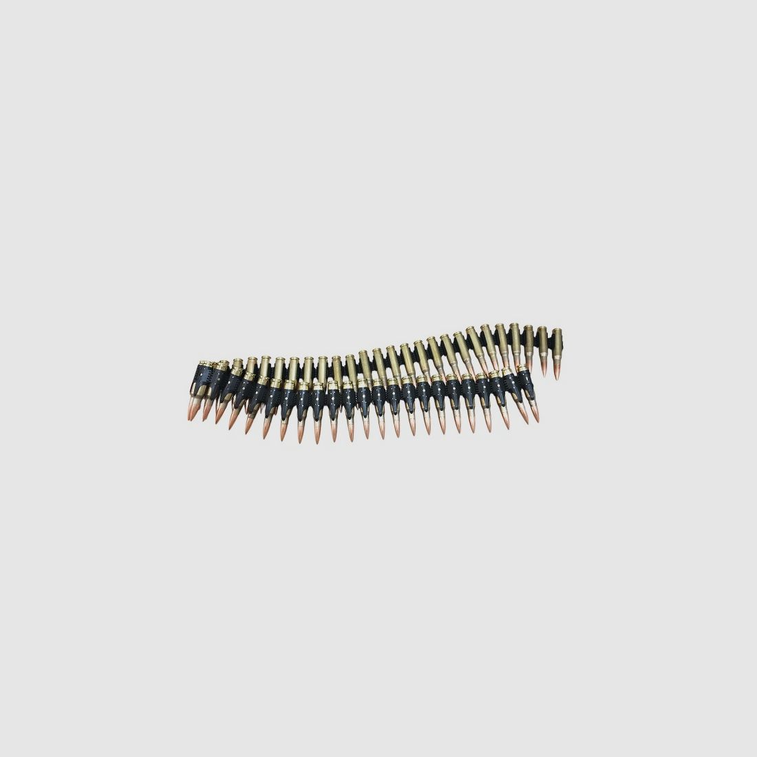 Ammunition Belt Dummy Rounds Caliber 7.62x51mm - original belt made from real components
