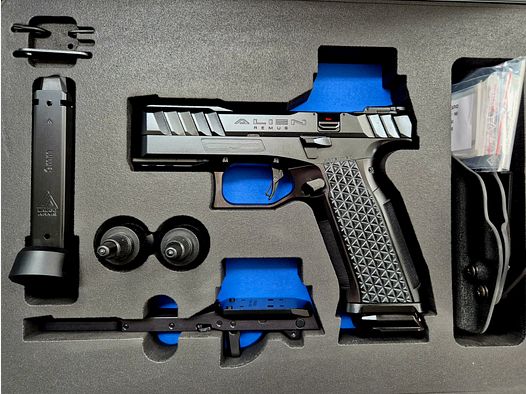 LAUGO ARMS PISTOL REMUS 9X19 FULL KIT 4" BLACK/BLACK