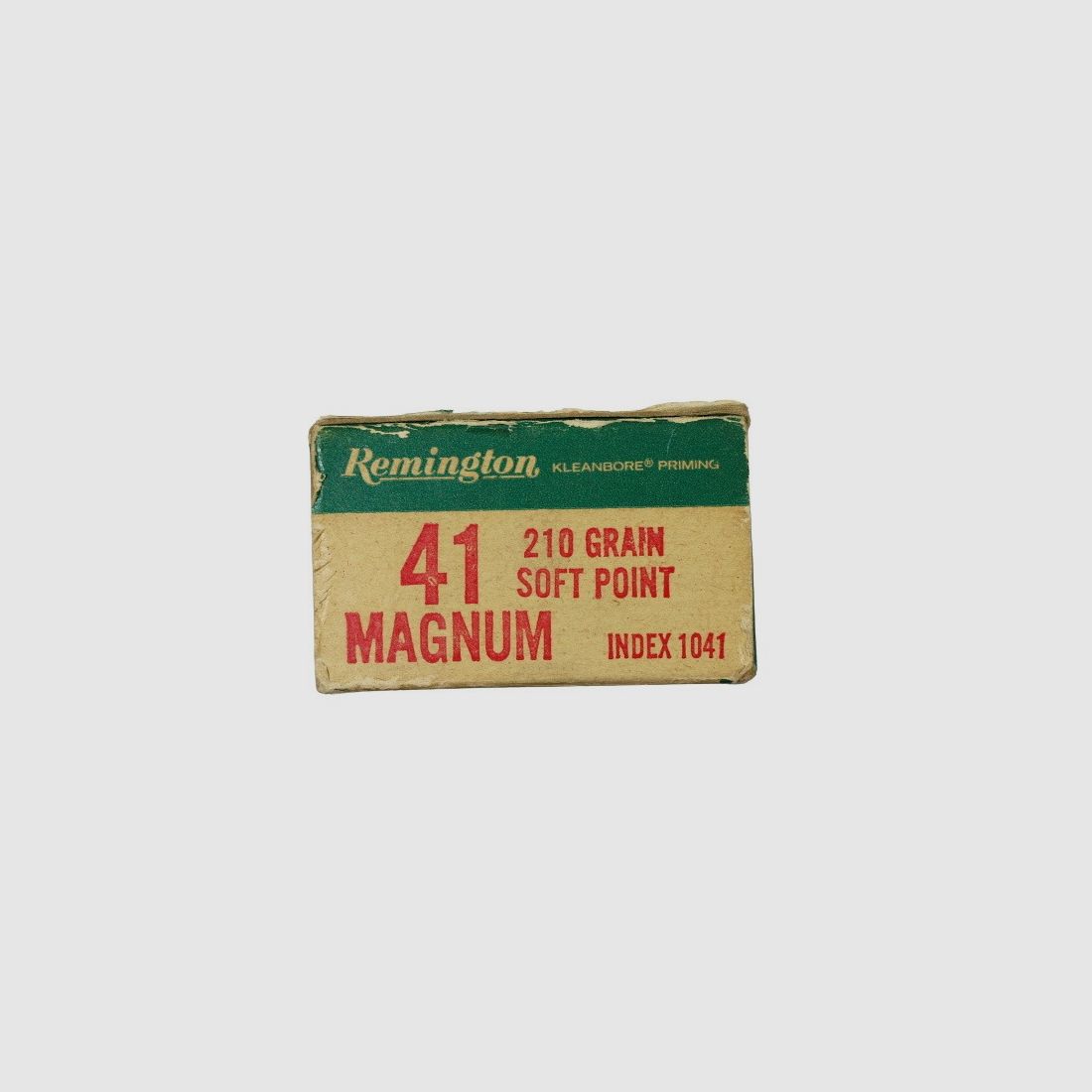 Revolverpatronen Remington 41 Mag. Soft Point 13,61g. 210 Gr. Index 1041  !!!