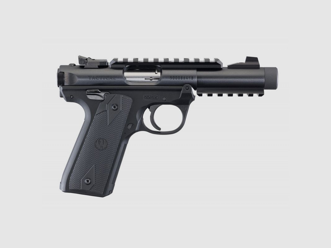 RUGER MARK IV 22/45 TACTICAL BRUNI 4,4" 22 LR 1/2X28, image 1 sur 6