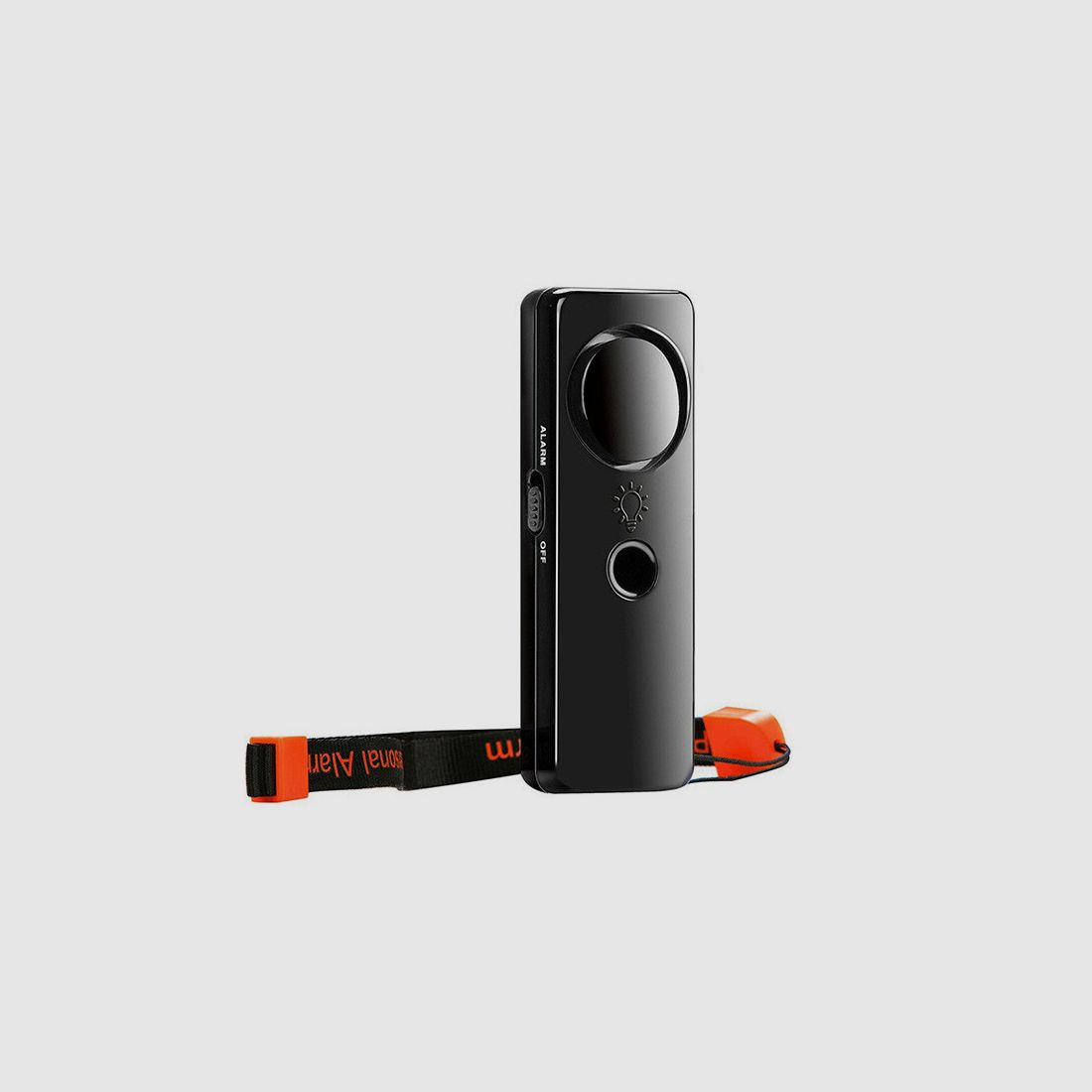 Alarme de sécurité personnelle noire domicile avec lumière LED 125 dB CamRom, image 1 sur 2