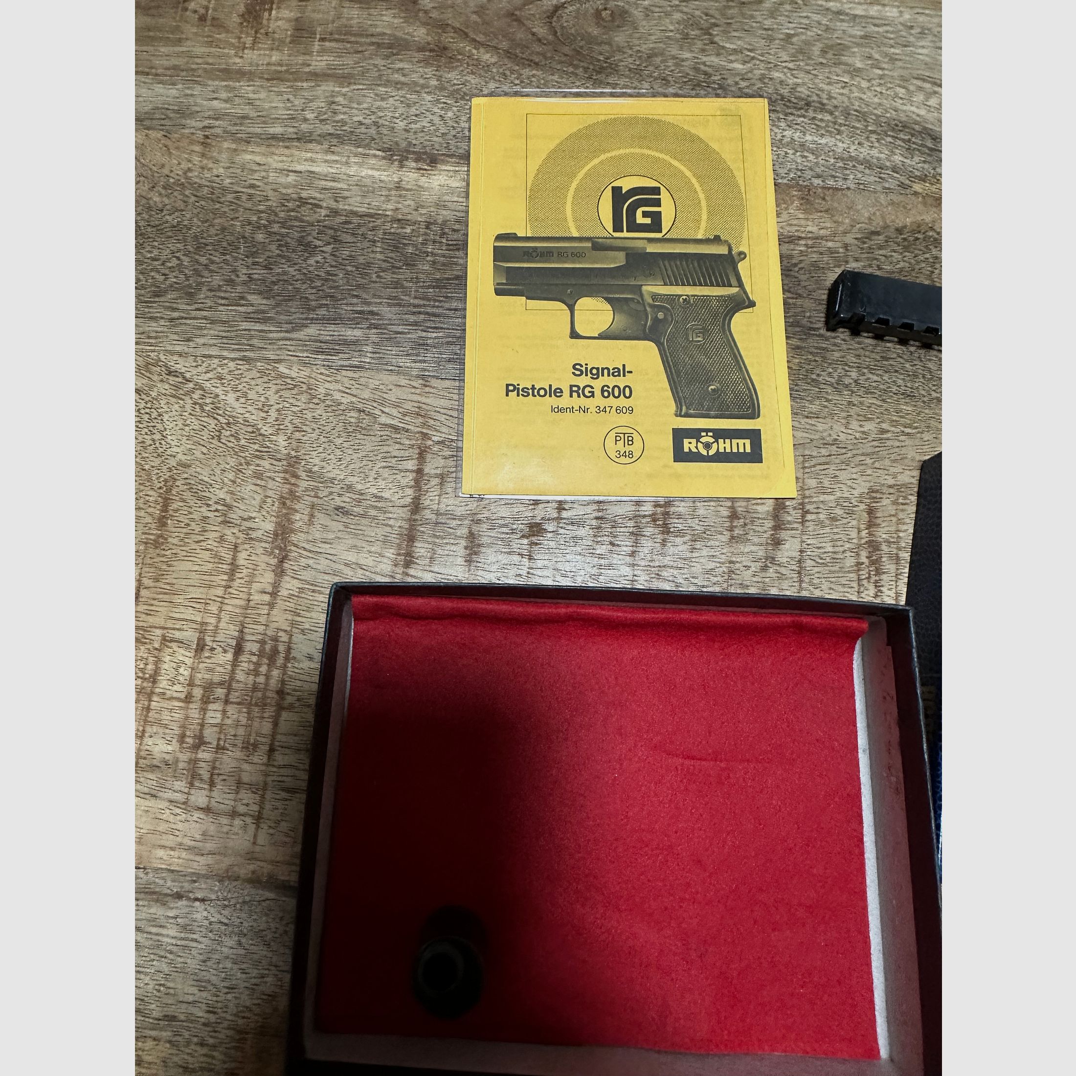 Röhm RG600 cal. 22 lang Knallpatrone Made in West Germany