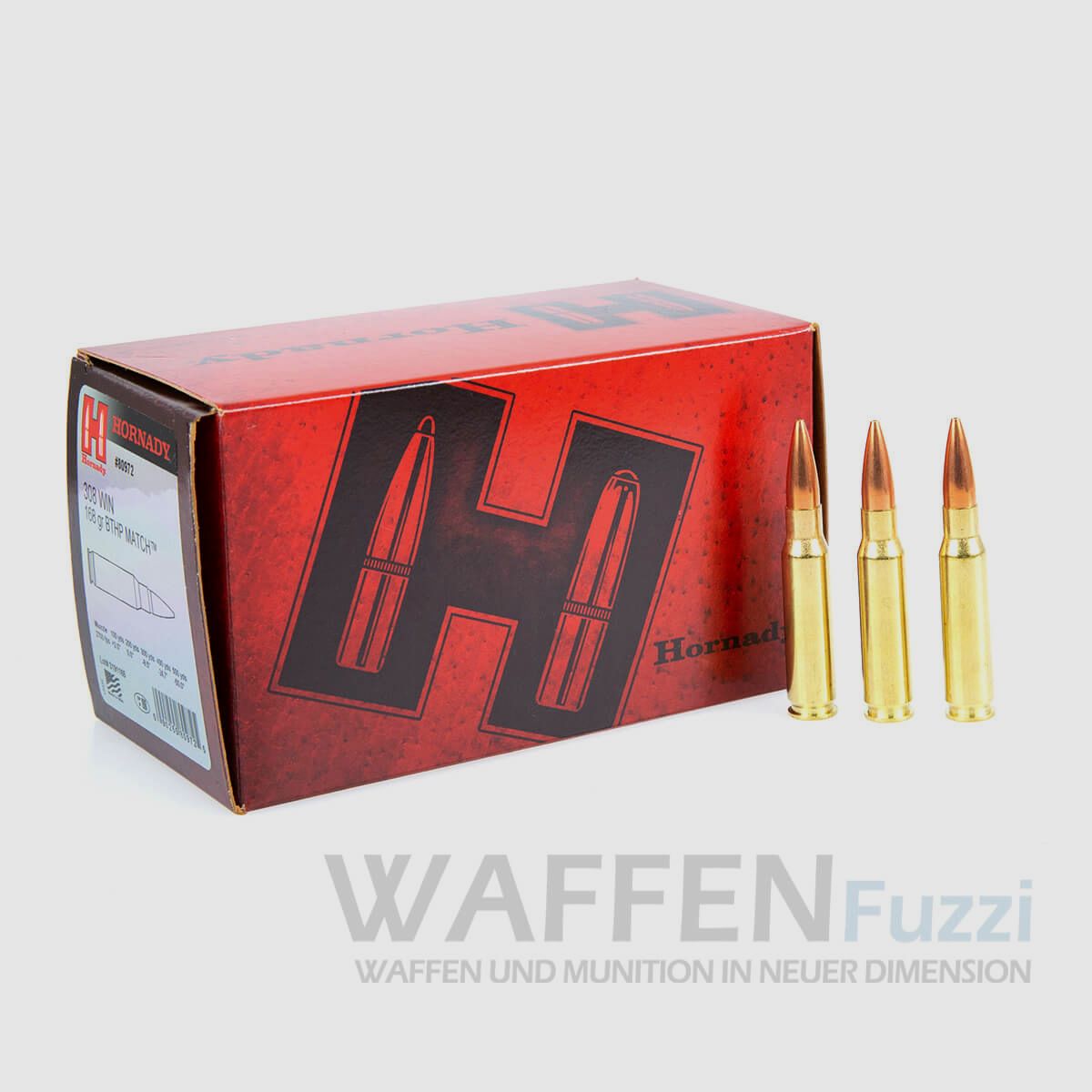Hornady .308Win. Match BTHP 168gr 50 rounds