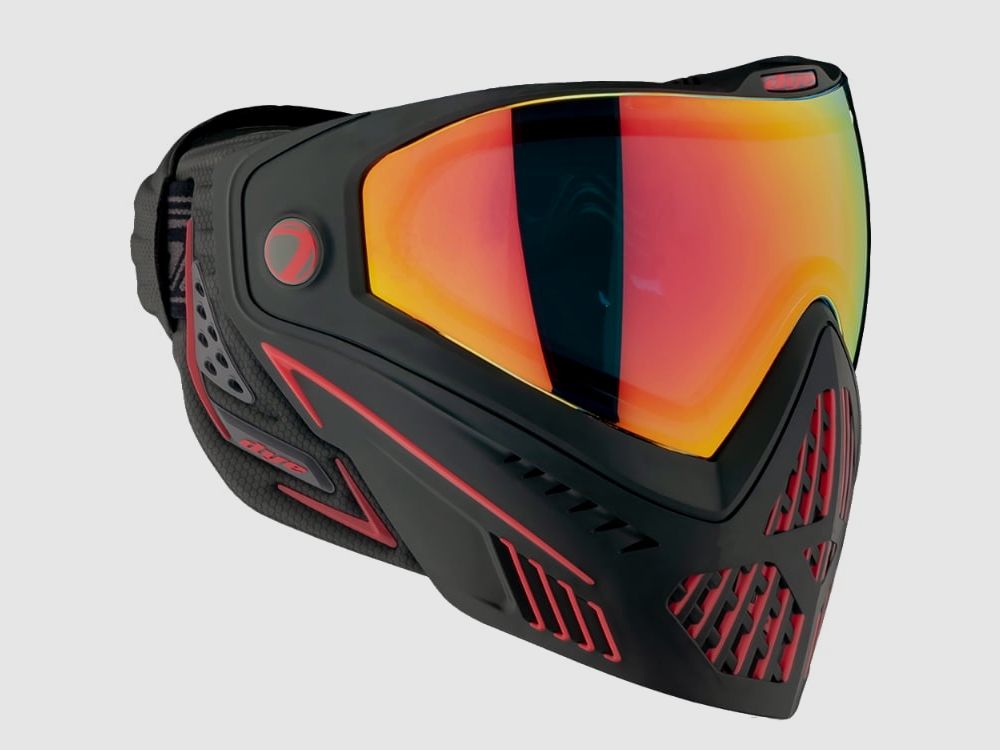 Maska Paintballowa Thermal I5 Dye FIRE (czerwona/czarna)