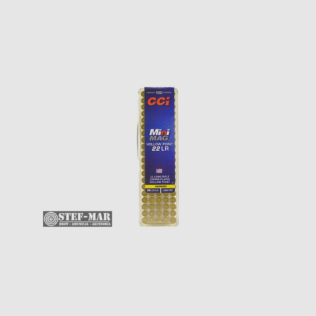 CCI MiniMag Hollow Point .22 Long Rifle 2.3 g/36 grs (pack of 100) [B8-5], image 1 of 4