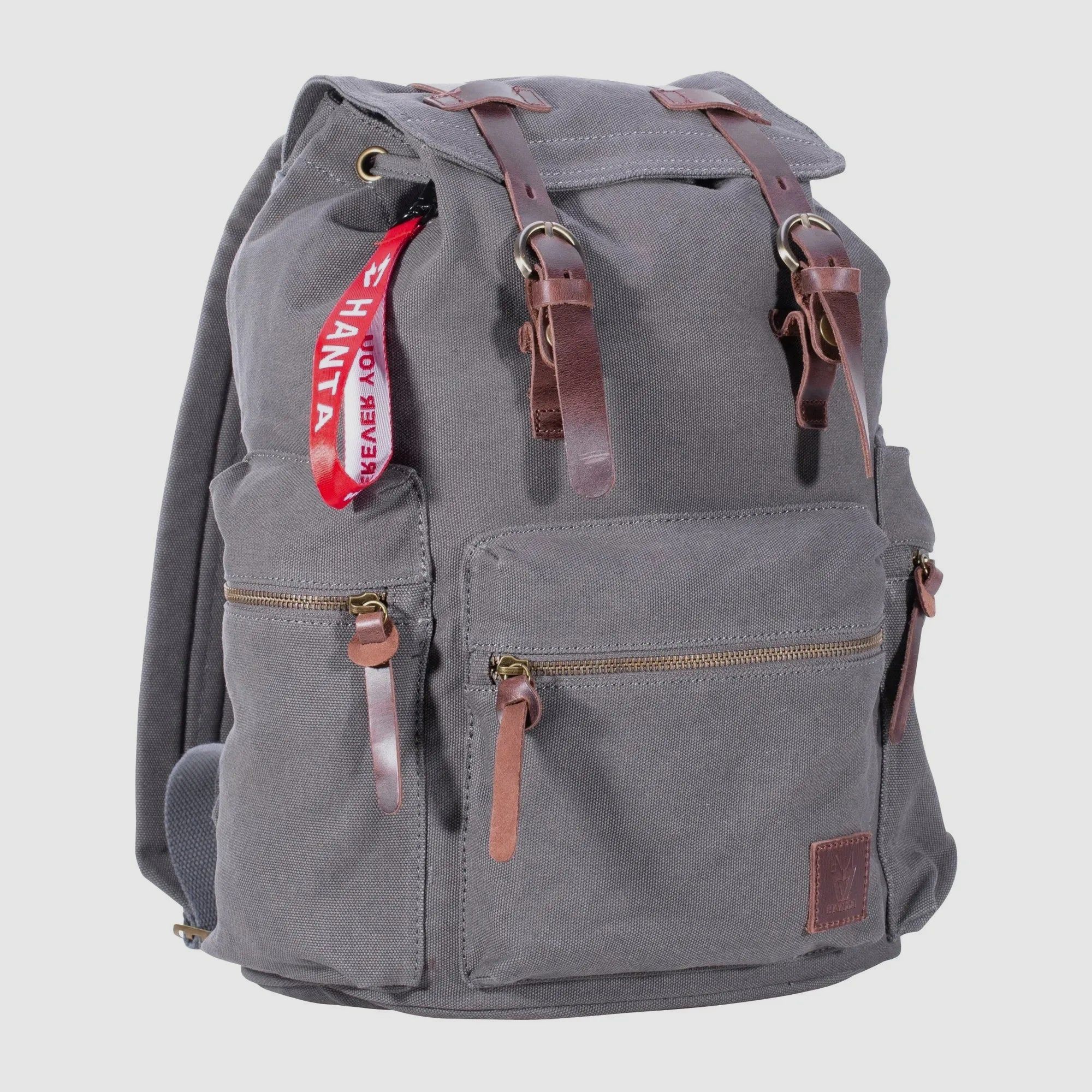 Hanta Hanta Nature Rucksack Canvas 20 L grau