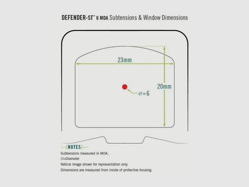 Vortex Defender ST Red Dot 6 MOA
