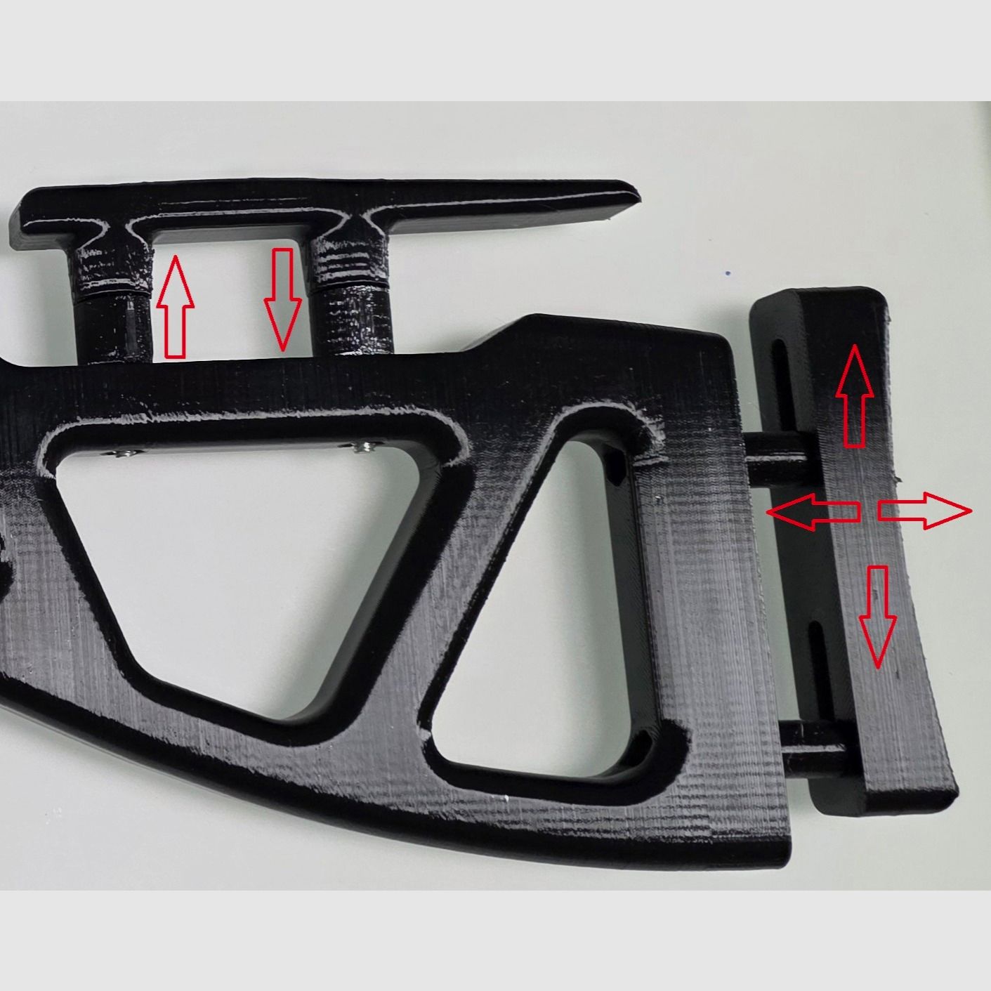 Grip / stock for Diana Chaser Bandit Airbug PETG black #02