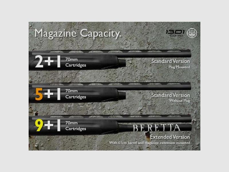 BERETTA Selbstladeflinte &gt;60cm Mod. 1301 Competition 9+1 12/76  LL 61cm