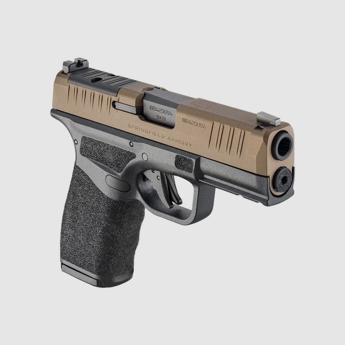 Pistole Springfield Armory Hellcat Pro OSP Burnt Bronze, 9×19, 3.7″ Lauf, Optic Ready, U-Notch, Bild 2 von 3