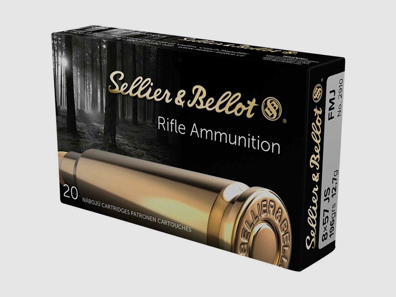 8x57 IS Vollmantel 196 grs. Sellier & Bellot