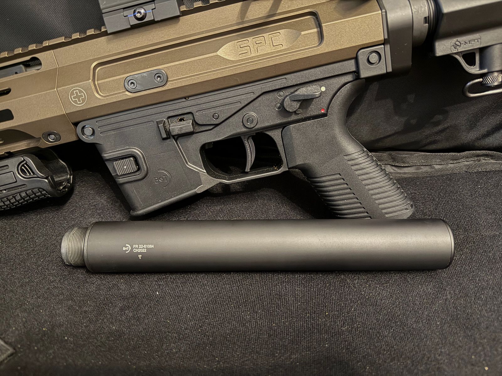 B&T SPC9 Pro SD - Farbe Bronze (Mitternachtsbronze) - Ultra selten, quasi neu!