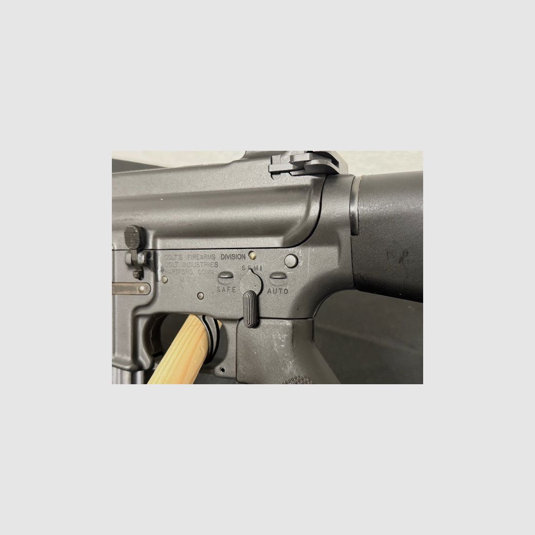 Colt M16 A1 originale, carabina semiautomatica simile all'AR15 calibro .223 molto rara