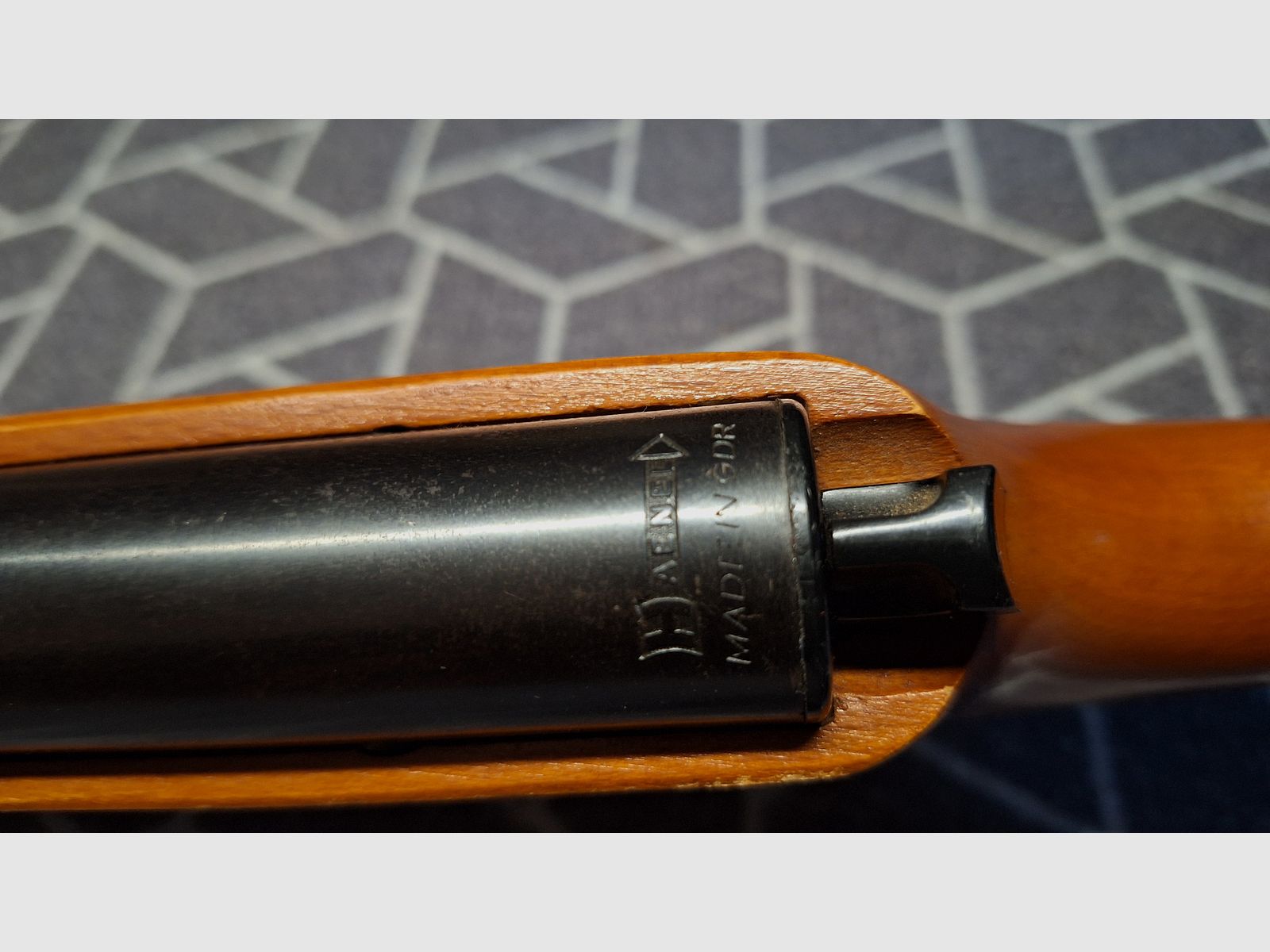 Rifle de aire modelo 303 Haenel Suhl ¡TOP estado de colección!