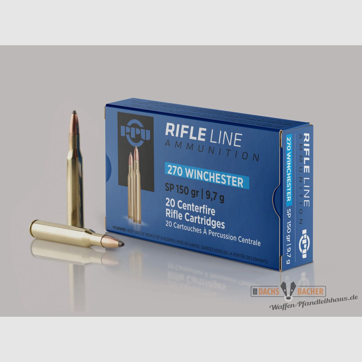 PPU Privi Partizan .270 Win 9,7g/150gr SP Soft Point 20 Strzałów