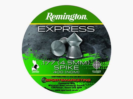 Remington Express Spike Pointed Cal. .177 / 4,5mm, 500 colpi