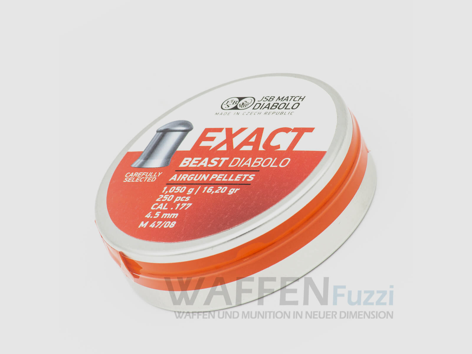 JSB Beast Rundkopf Diabolo Exact Kaliber 4,52 mm 1,05 Gramm