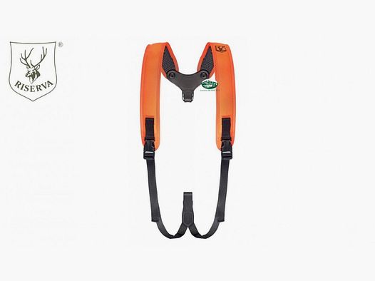 RISERVA Doppelschultergurt für Büchse orange R2043