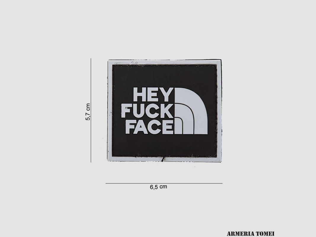 PATCH – TOPPA 3D PVC 4 HEY FUCK FACE #12044