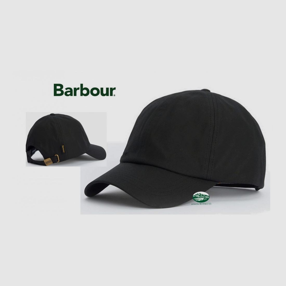 BARBOUR Hut mit breiter Krempe Wax Sports schwarz