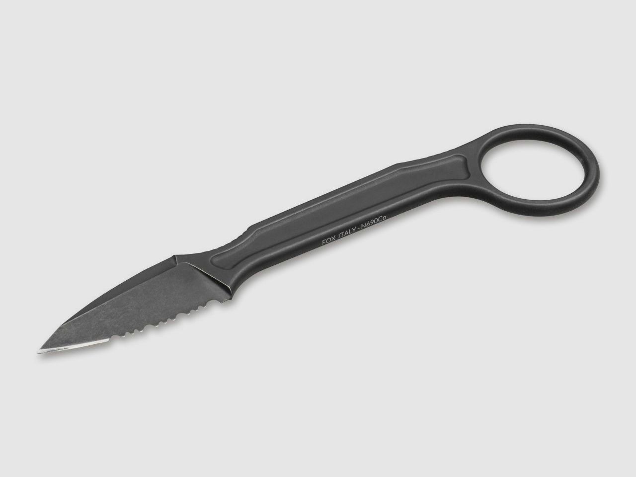 Messer Spade Serrated