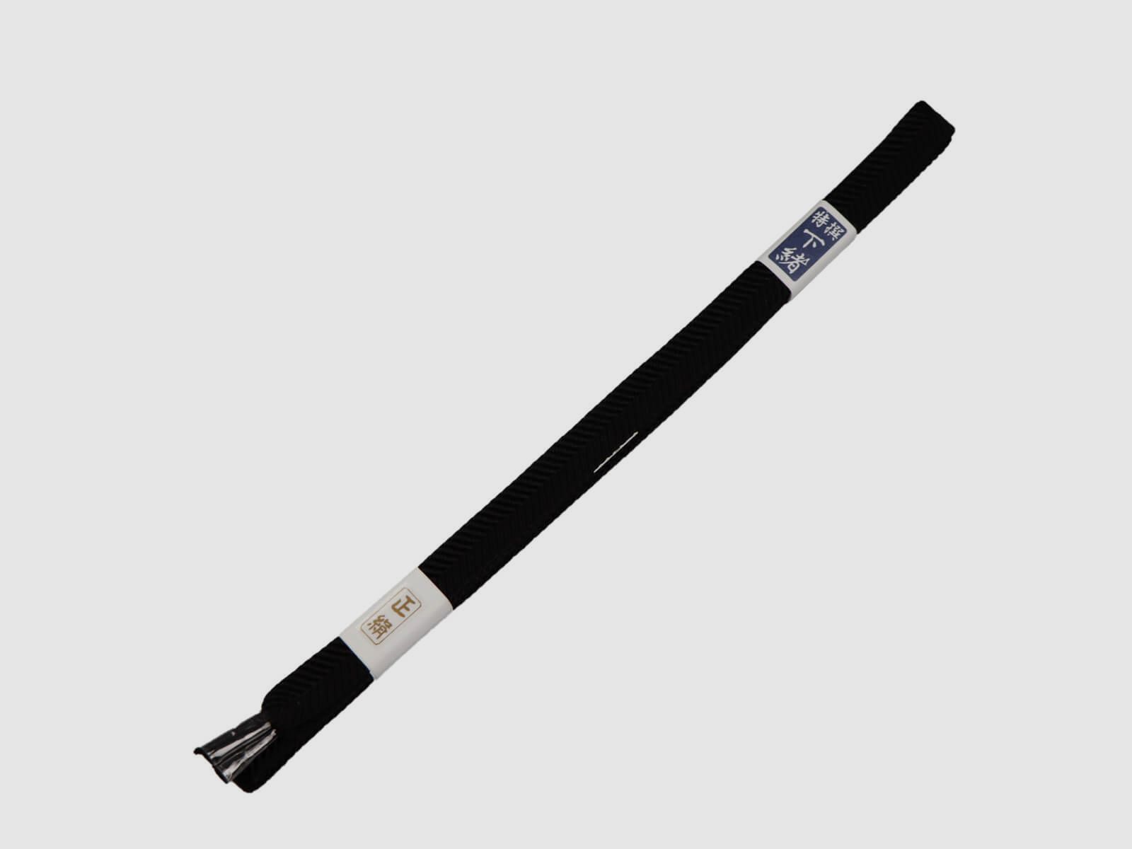 Sageo Sazanami Seide Japan schwarz fr Katana