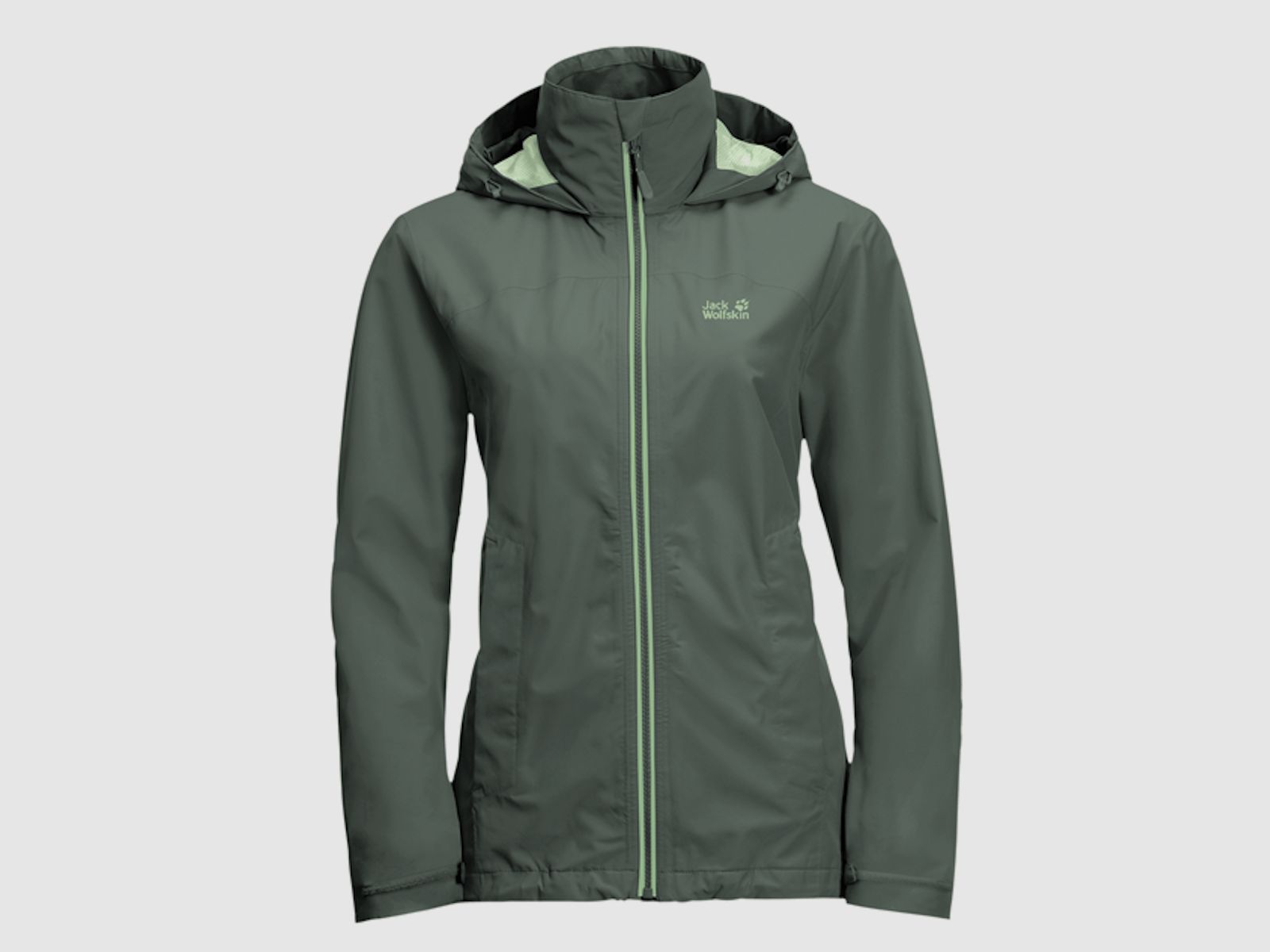 JACK WOLFSKIN Evandale Jacke W Hedge Green