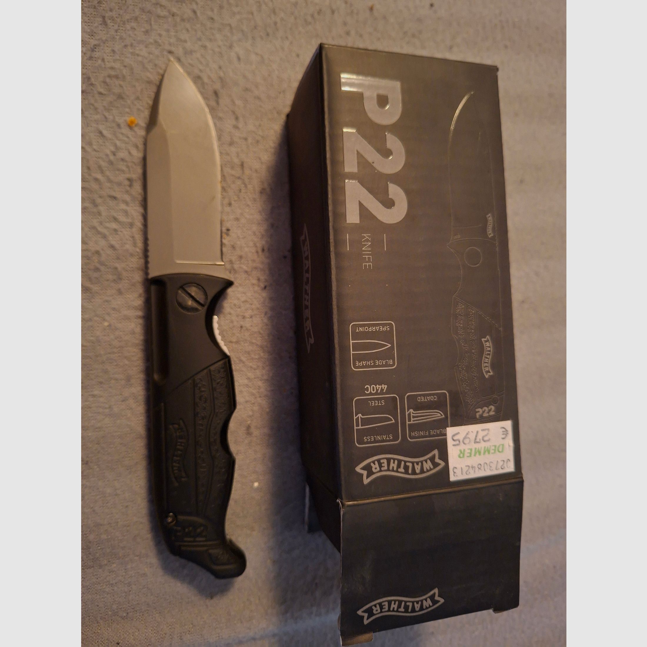 Walther P22 coltello pieghevole