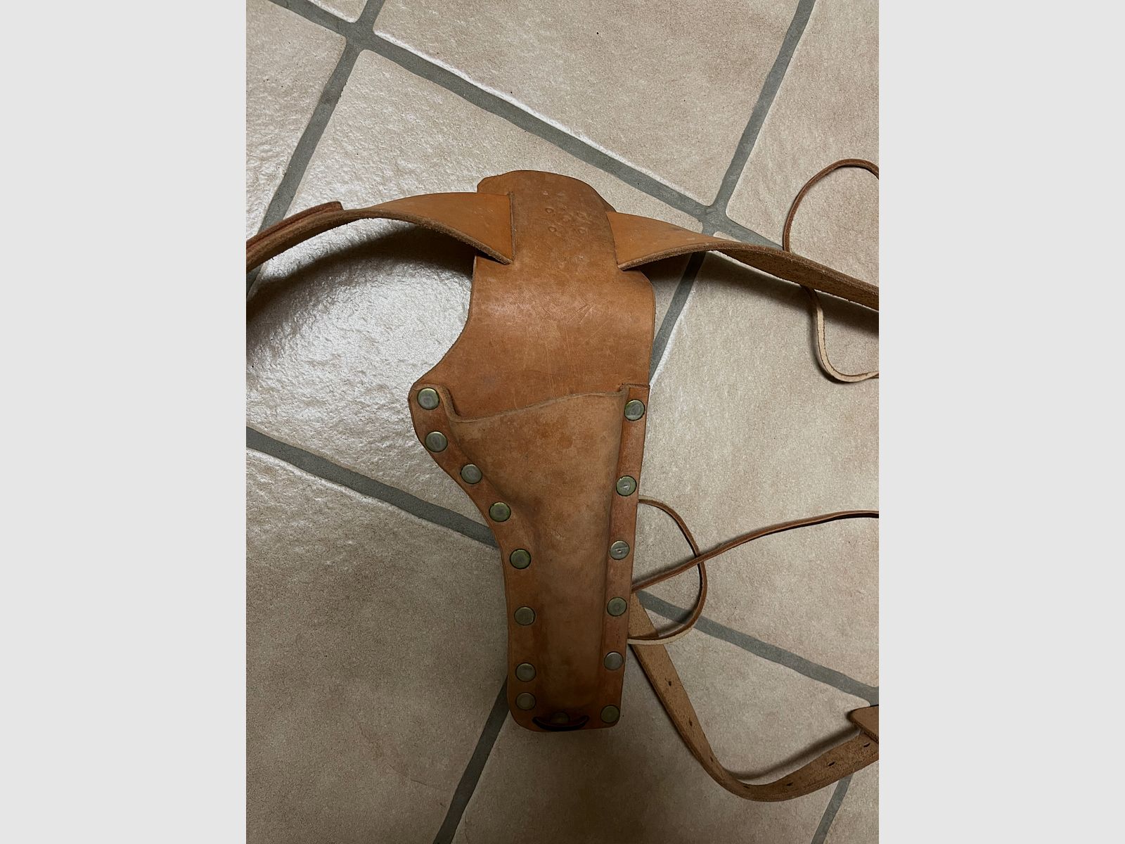 Holster en cuir Smith&Wesson long Rifle