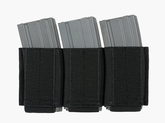 Plate Carrier Triple AR-15/M4 Magazine Insert - Black [8FIELDS]