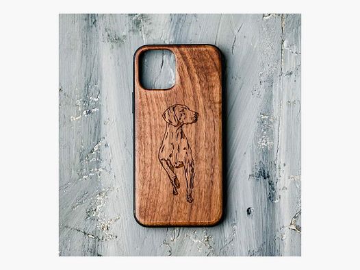 Holzwelt Cases Handyhülle Weimaraner