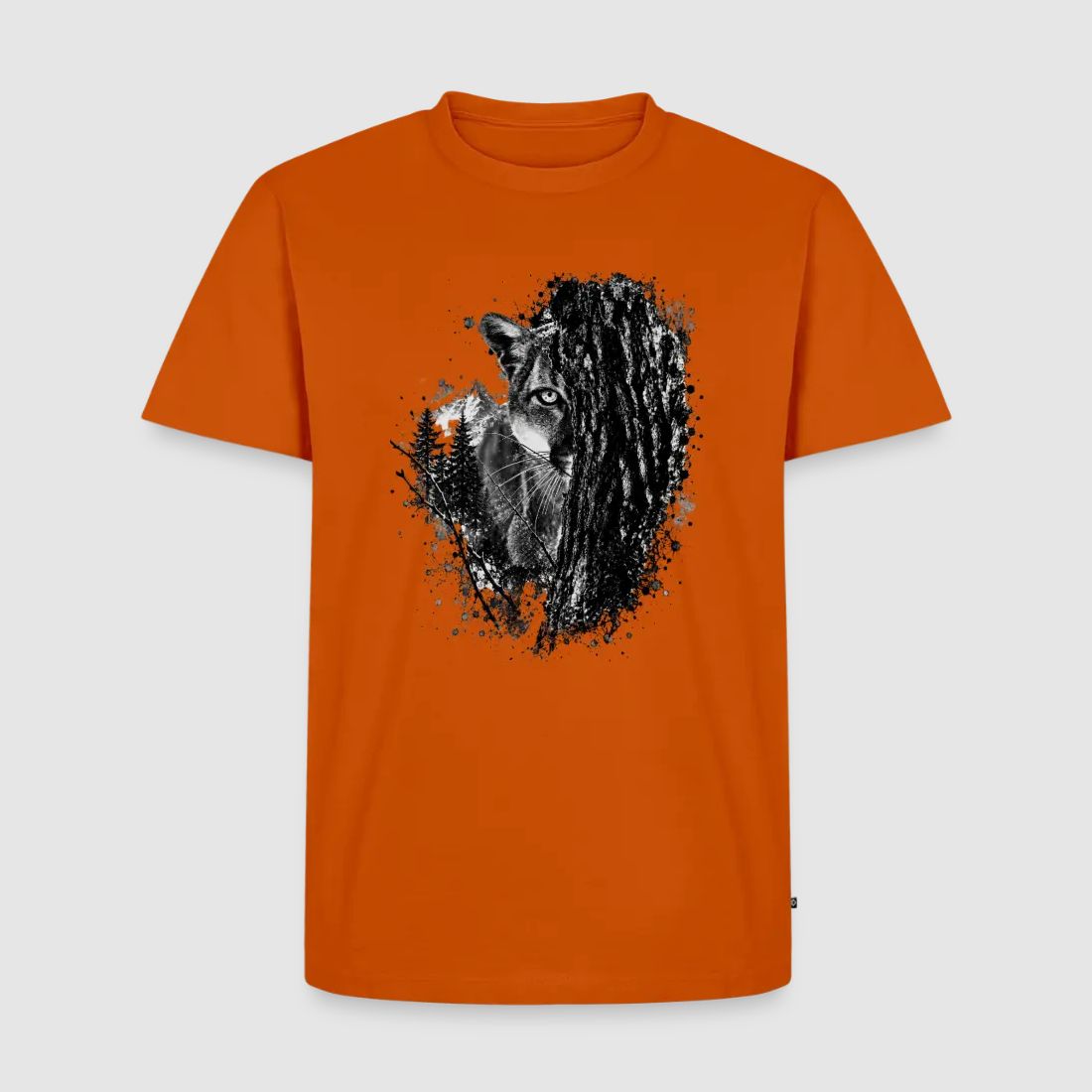 PUMA Men´s Premium T-Shirt „Lauernder Puma"