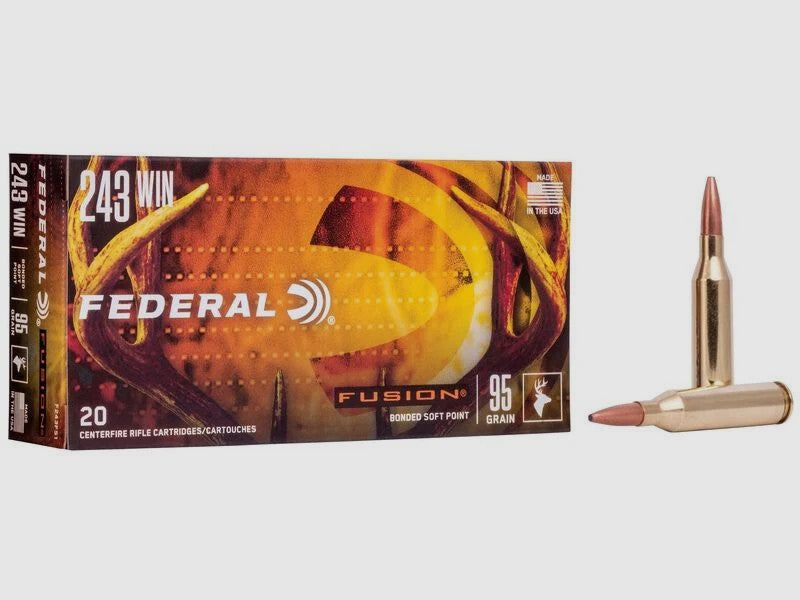 BULLET FEDERAL Fusion - 243 Win. - 95 grains, immagine 1 di 5