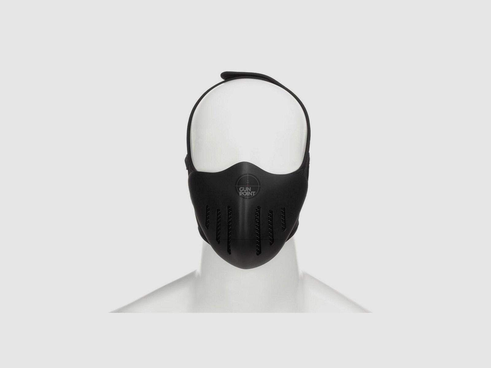 Pirate Arms Trooper Half Face Mask-Schwarz