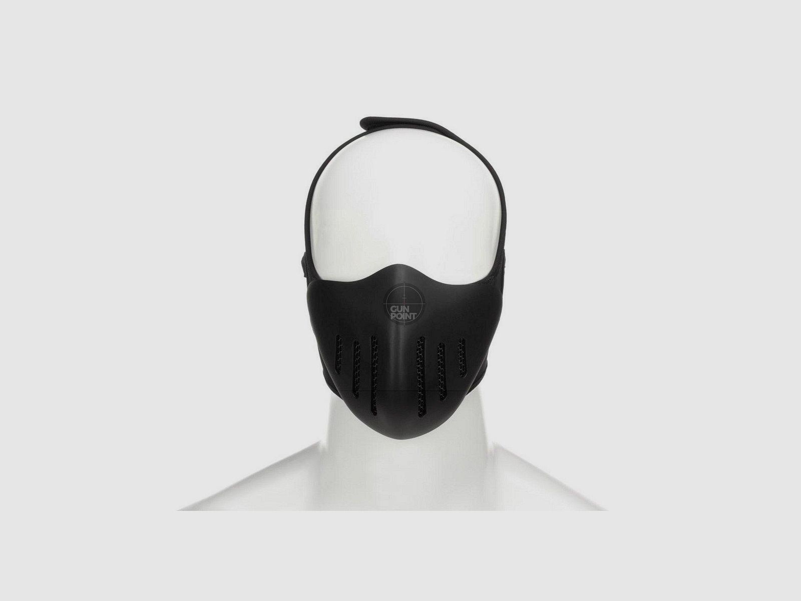 Pirate Arms Trooper Half Face Mask-Schwarz