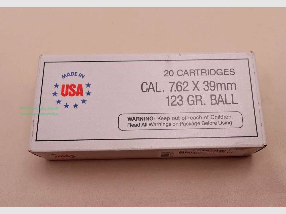 Winchester - USA rifle cartridges 7.62x39/Kalash