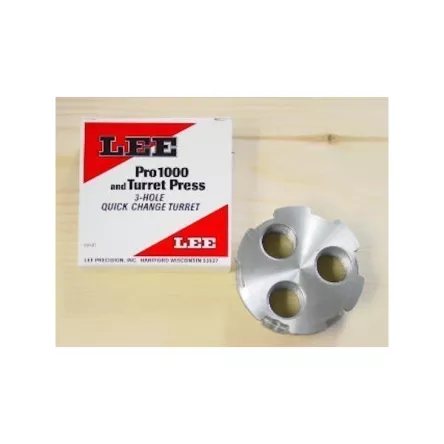 LEE – cabezal para prensa Lee Pro100 / Turret con 3 orificios